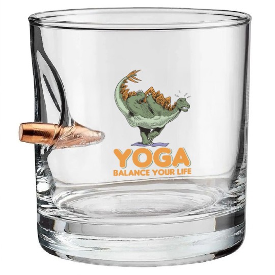 Yogi Yogini Health Meditation Outfits Girls Women Bullet Whiskey Glasses
