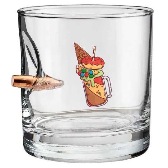 Chocolate Candy Shake Bullet Whiskey Glasses