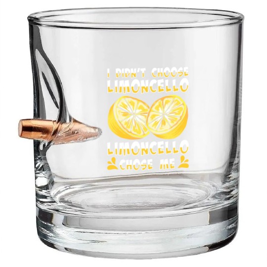 Italian Limoncello Lover Lemon Liquor Drinker Bullet Whiskey Glasses