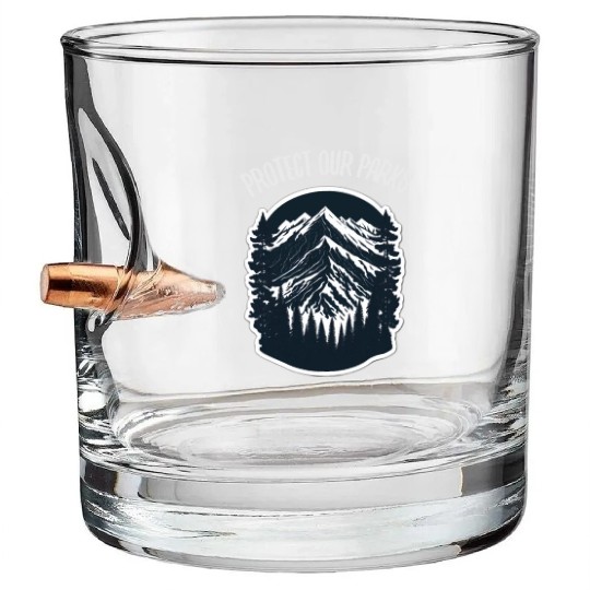 Natur Wildlife Outdoor Forest Camping Hiking Bullet Whiskey Glasses