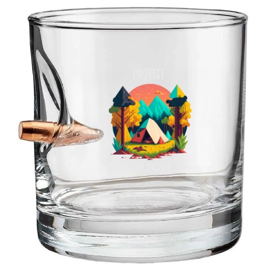 Natur Wildlife Outdoor Forest Camping Hiking Bullet Whiskey Glasses