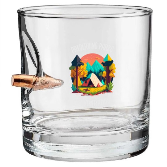 Natur Wildlife Outdoor Forest Camping Hiking Bullet Whiskey Glasses