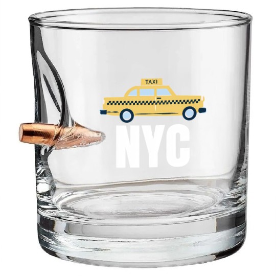 Nyc New York City Taxi Travel Usa Cities Bullet Whiskey Glasses