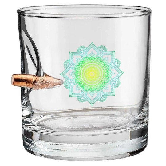 mandala time Bullet Whiskey Glasses