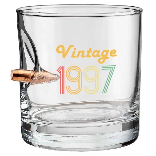 23rd For Age 23 1997 Son Bullet Whiskey Glasses