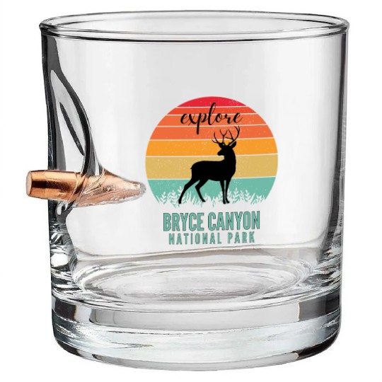 Bryce Canyon National Park Bullet Whiskey Glasses