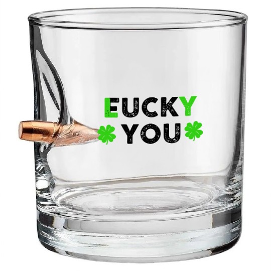 Saint Patrick Lucky You travel nostalgia Bullet Whiskey Glasses