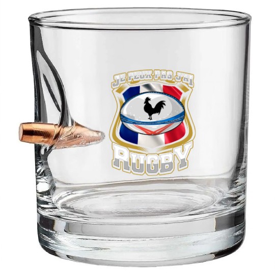 Je Peux Pas J ai Rugby France Rugby Bullet Whiskey Glasses