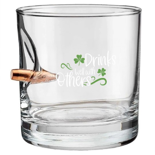 St Patricks Day Drinking Drinks Well With Other Bullet Whiskey Glasses