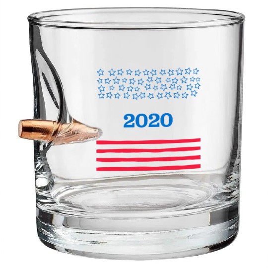 DESIGN2020 Presidential Election vintage Bullet Whiskey Glasses