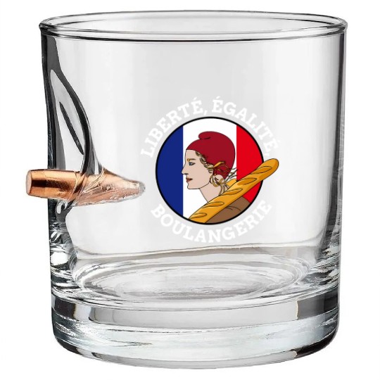 Bastille Day Marianne Of France French Revolution Bullet Whiskey Glasses