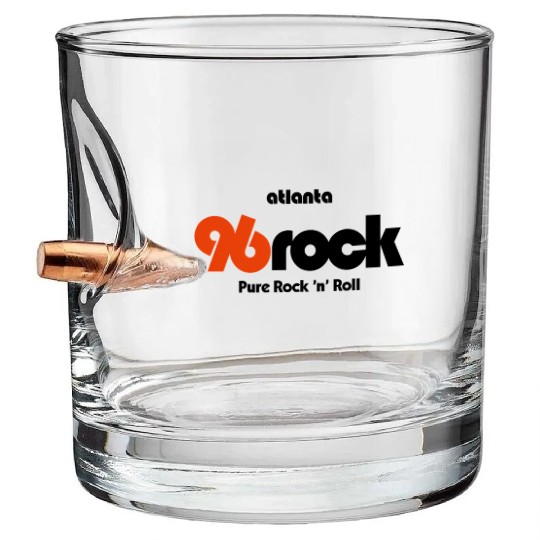 96 Rock Atlanta Light Bullet Whiskey Glasses