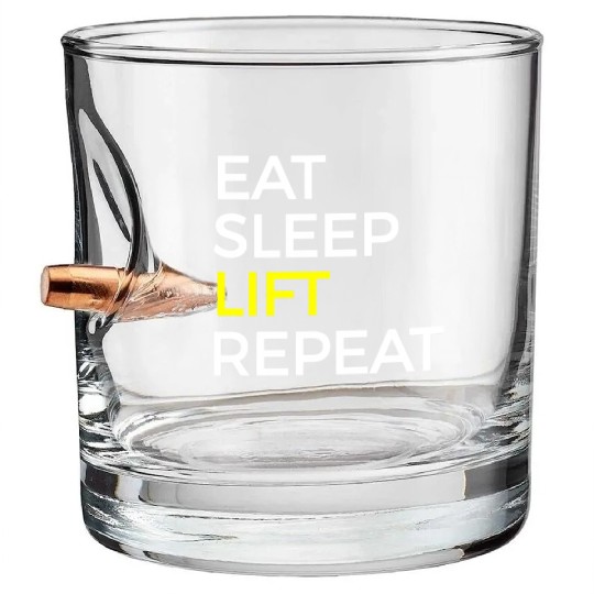 Lift Weightlifting Exercise Training Bullet Whiskey Glasses