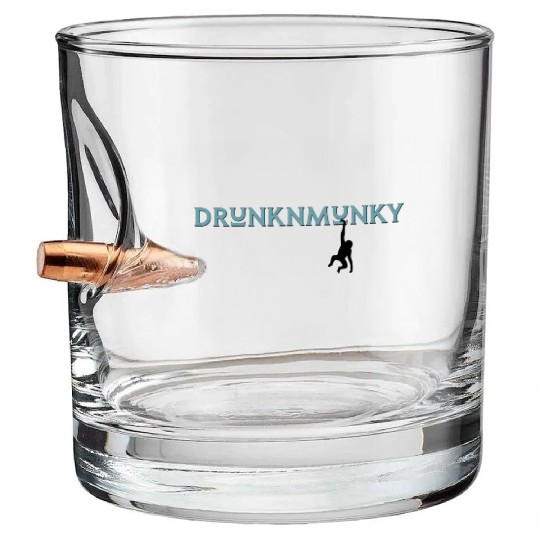 DESIGNdrunknmunky s drunk monkey Bullet Whiskey Glasses