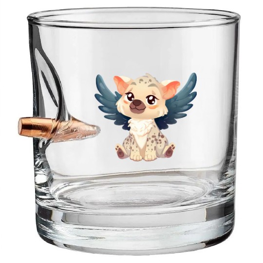 Kawaii Hyena Angel - Sweet Flight through the Bullet Whiskey Glasses