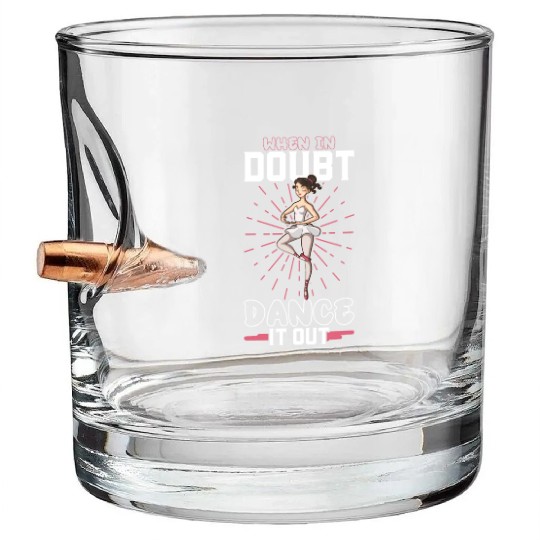 Ballet Ballerina Dance Dancer Dancing Ballet Gift Bullet Whiskey Glasses