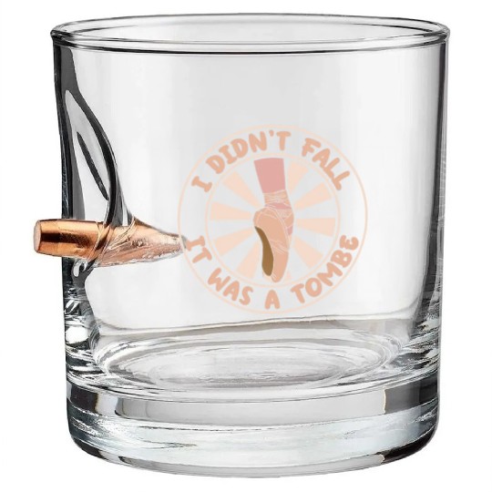 Ballet Ballerina Dance Dancer Dancing Ballet Gift Bullet Whiskey Glasses