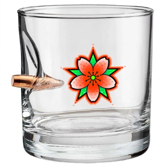 Sakura Flower Bullet Whiskey Glasses
