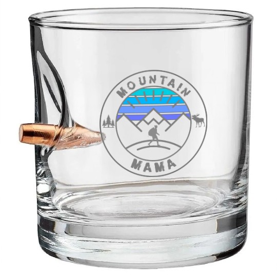 Mountain Mama Bullet Whiskey Glasses