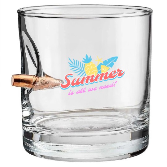 Summer is all we need tumblr Bullet Whiskey Glasses