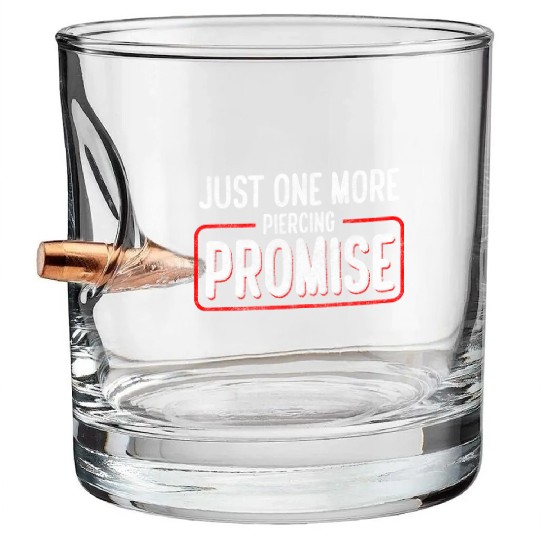 Piercing Stitch Bullet Whiskey Glasses