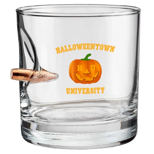 Halloweentown University Pumpkin For Treat Or Tric Bullet Whiskey Glasses