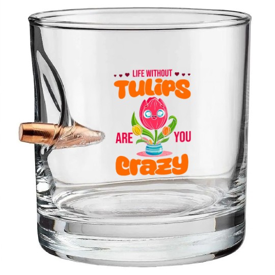 Tulip Gardening Life Bullet Whiskey Glasses