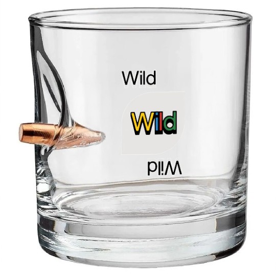 Uno Wild Card Bullet Whiskey Glasses