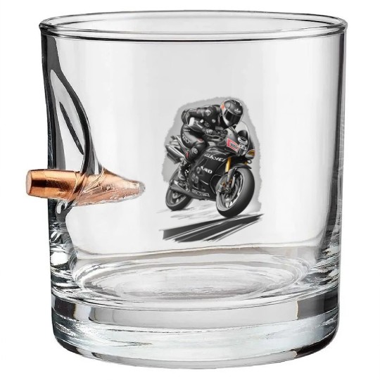 Racing of moto nice Ai design Bullet Whiskey Glasses