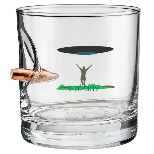 Area 51 Raid by sirtoddington Bullet Whiskey Glasses