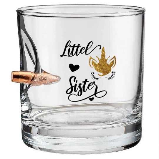 Big Sister Big Brother Little Sister Bullet Whiskey Glasses