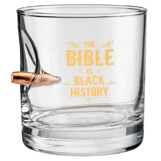 Hebrew Israelite Clothing Bible Black History Gift Bullet Whiskey Glasses