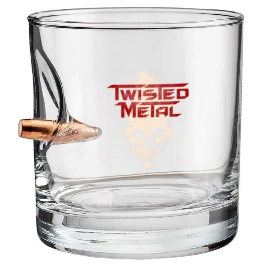 Twisted Metal Sweet Tooth Bullet Whiskey Glasses