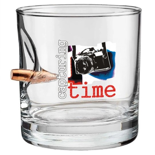 Camera & photography lovers Bullet Whiskey Glasses design