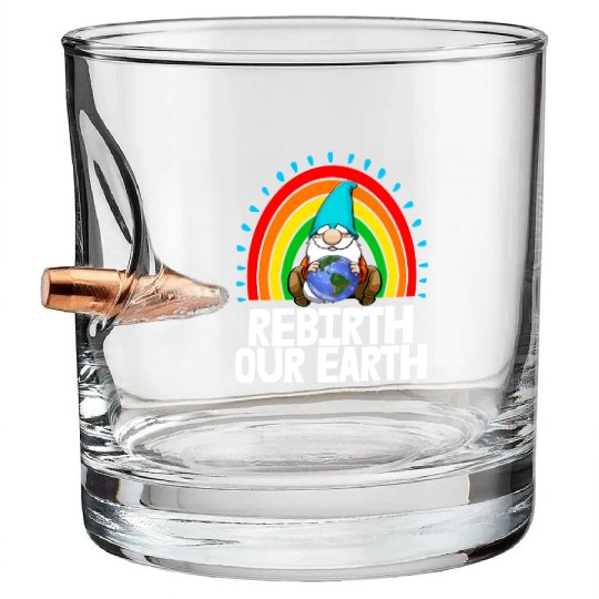Rebirth Our Earth Bullet Whiskey Glasses