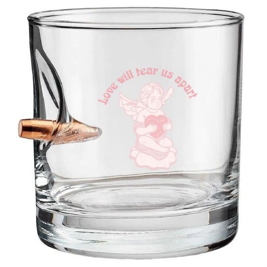 Love Will Tear Us Apart Bullet Whiskey Glasses