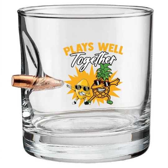 Pineapple And Lemon Plays Well Together A Sweet Bullet Whiskey Glasses