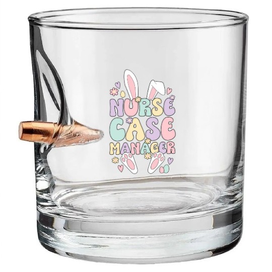 Nurse Case Ager Easter Bunny Case Aget Easter Bullet Whiskey Glasses