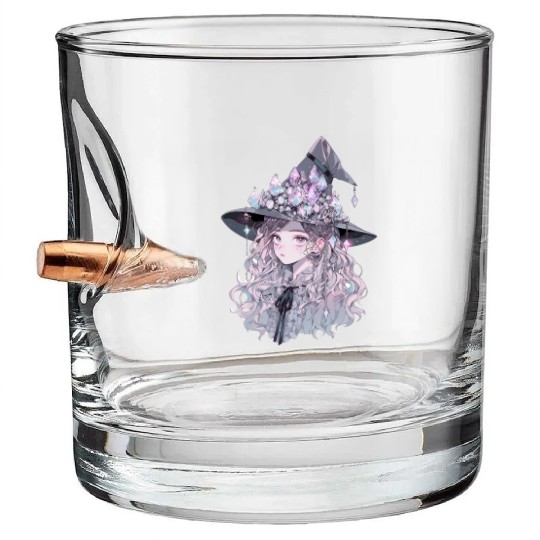 Pastel Goth Crystal Witch Bullet Whiskey Glasses