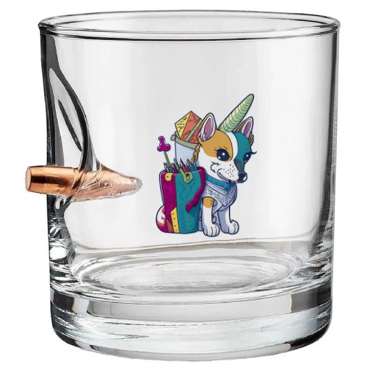 Back To School - Funny Bullet Whiskey Glasses