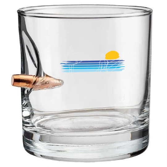 Plage De Pampelonne Saint Tropez Surfing Beach Bullet Whiskey Glasses