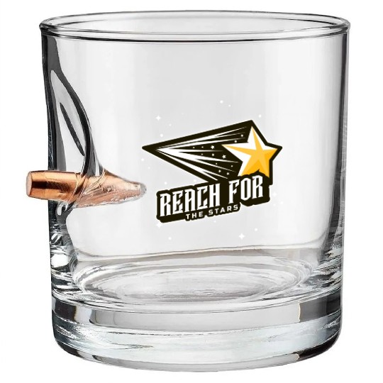 Reach for the Stars -astronomy today stars Bullet Whiskey Glasses