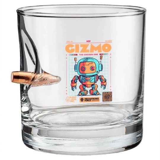 Gizmo Mecha Bullet Whiskey Glasses