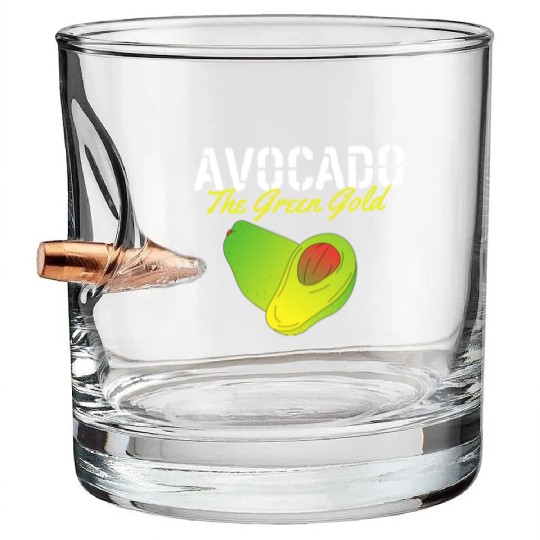 Avocado The Green Gold Bullet Whiskey Glasses