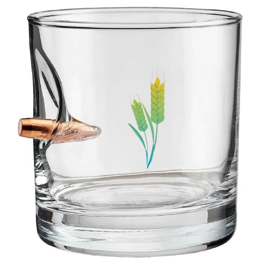 Green Grass Bullet Whiskey Glasses