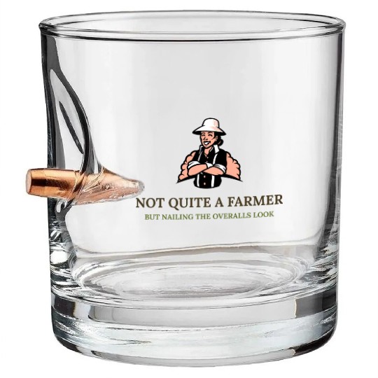 Future Farmer | Apprentice Farmer | New Farmer Bullet Whiskey Glasses