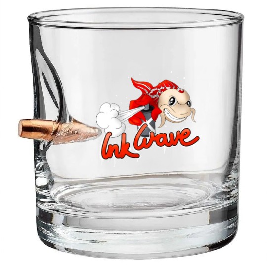 Graffiti Sprayer Koi Fish Street Style Bullet Whiskey Glasses