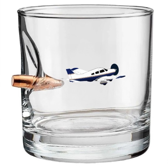 Piperr pa 28 cherokee Bullet Whiskey Glasses