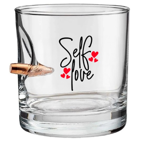 Self Love Bullet Whiskey Glasses