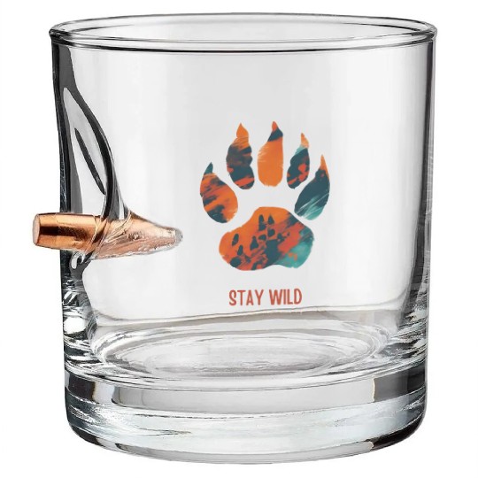 The Grizzly Bear Paw Bullet Whiskey Glasses